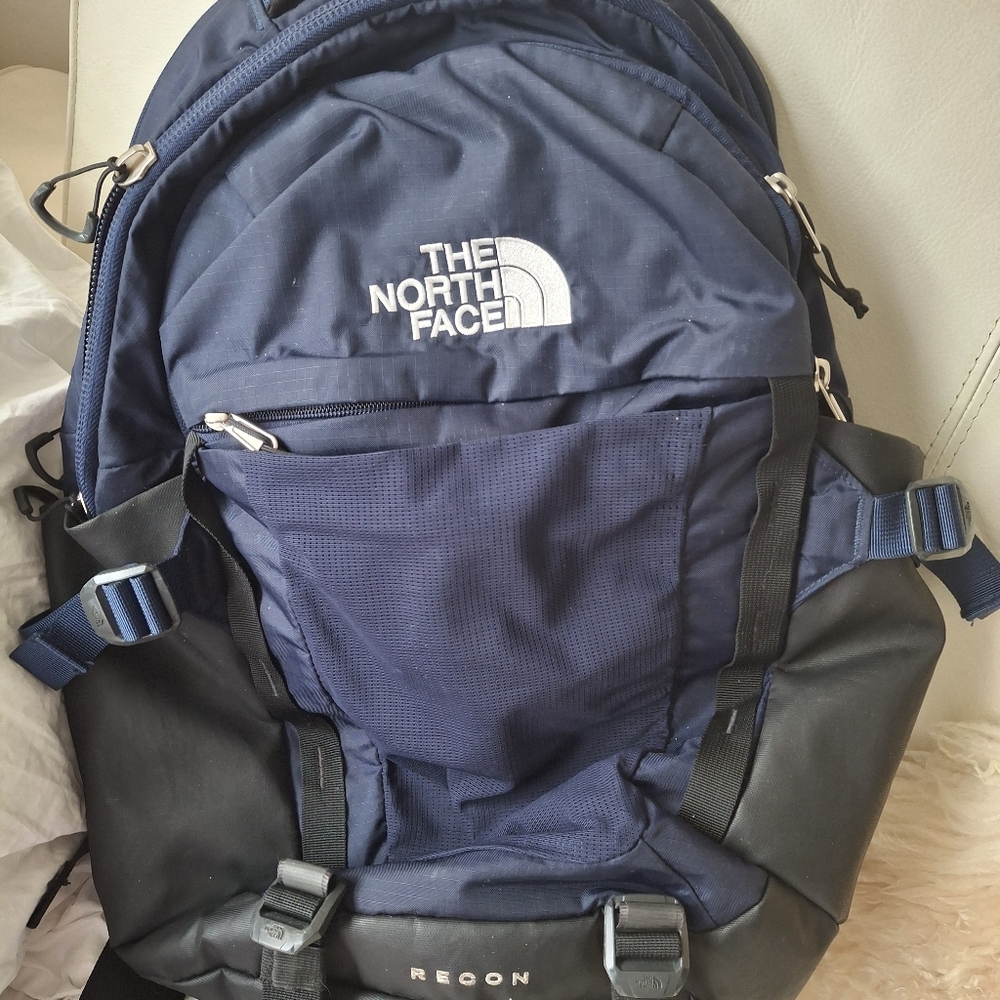 North Face dark blue Recon backpack